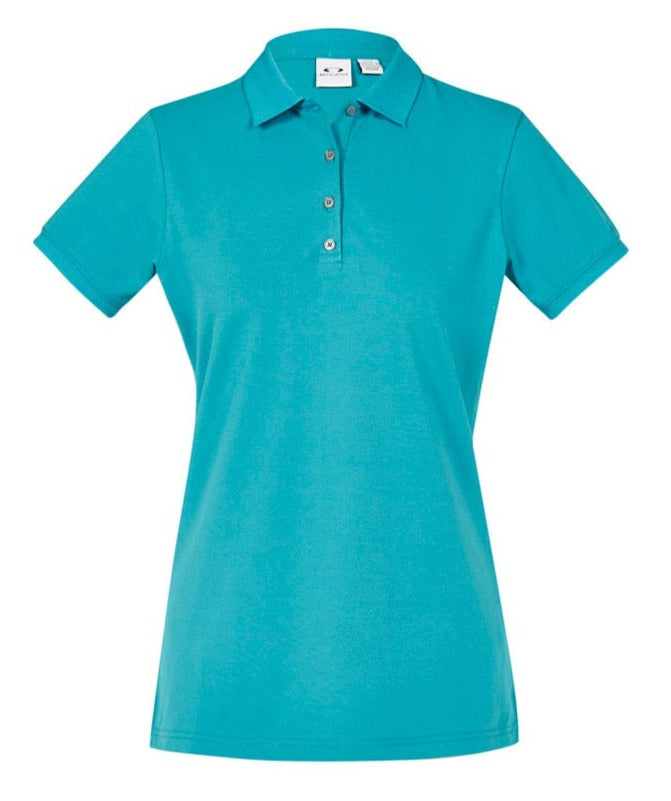 Biz Collection Polos / Shirts Teal / 6 Biz Collection Ladies City Polo