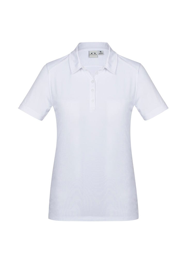 Biz Collection Polos / Shirts White / 8 Biz Collection Ladies Aero Polo