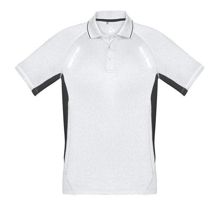 Biz Collection Polos / Shirts White/Black/Silver / S Biz Collection Men's Renegade Polo