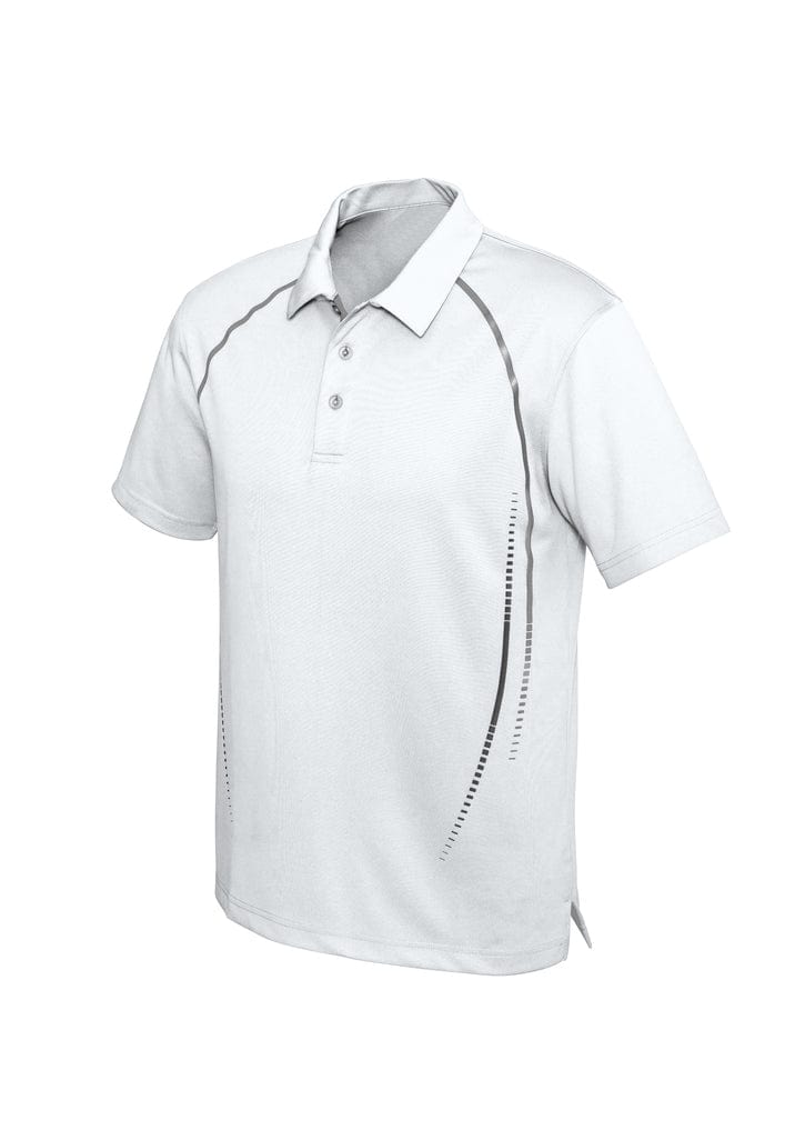 Biz Collection Polos / Shirts White/Silver / S Biz Collection Men's Cyber Polo