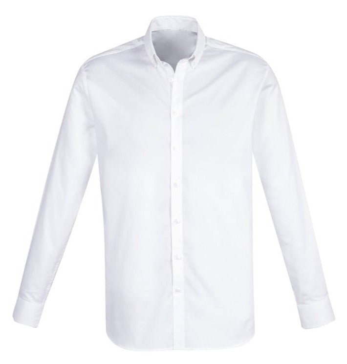 Biz Collection Polos / Shirts White / XS Biz Collection Camden Mens Long Sleeve Shirt