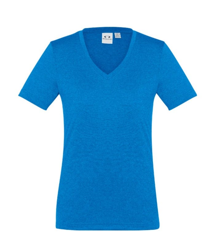 Biz Collection T-Shirts Cyan / 6 Biz Collection Ladies Aero Tee