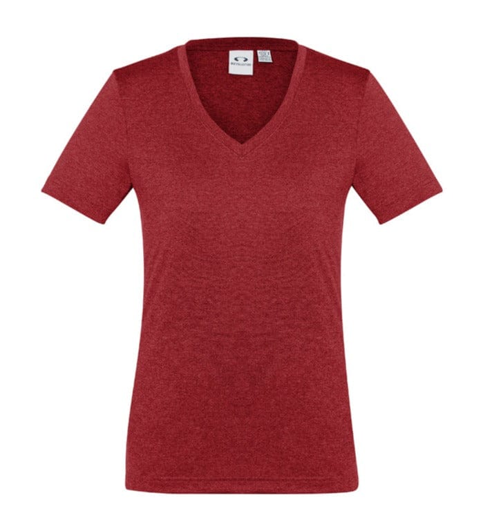 Biz Collection T-Shirts Red / 6 Biz Collection Ladies Aero Tee