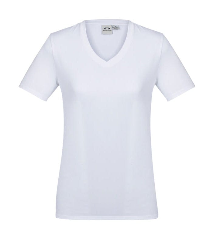 Biz Collection T-Shirts White / 6 Biz Collection Ladies Aero Tee