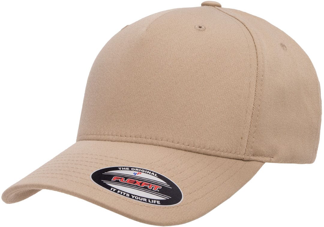 Flexfit Hats Khaki / S-M Flexfit Hexa 5 Panel