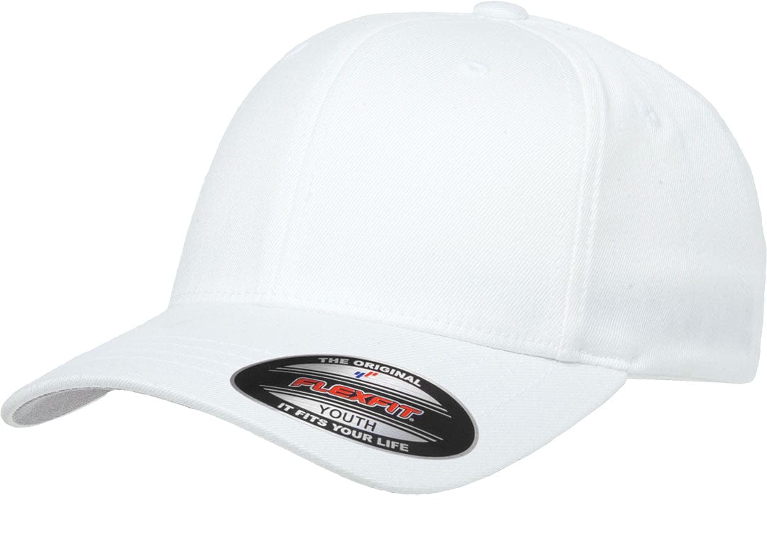 Flexfit Hats White / Youth Flexfit Worn By The World - Youth