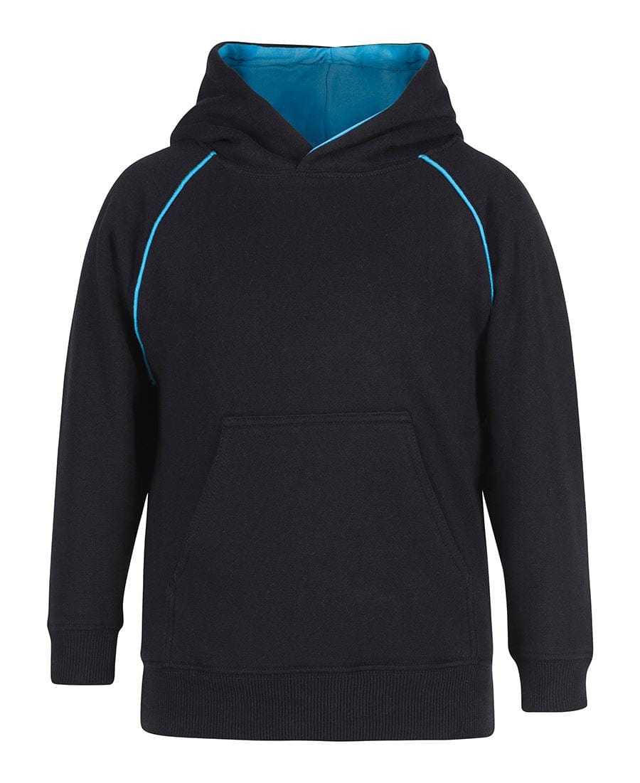 JB's Wear Hoodies Black/Aqua / 4 JB’s Wear Kids Contrast Fleecy Hoodie