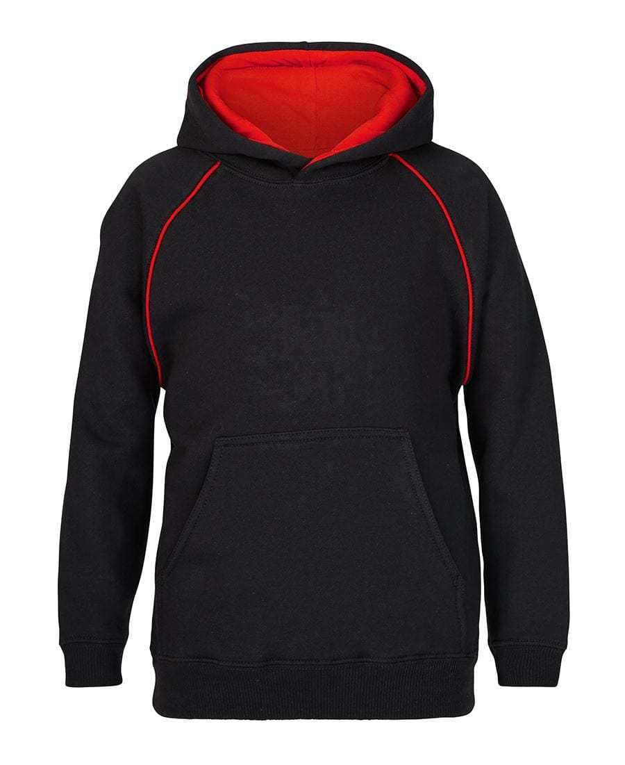 JB's Wear Hoodies Black/Red / 4 JB’s Wear Kids Contrast Fleecy Hoodie
