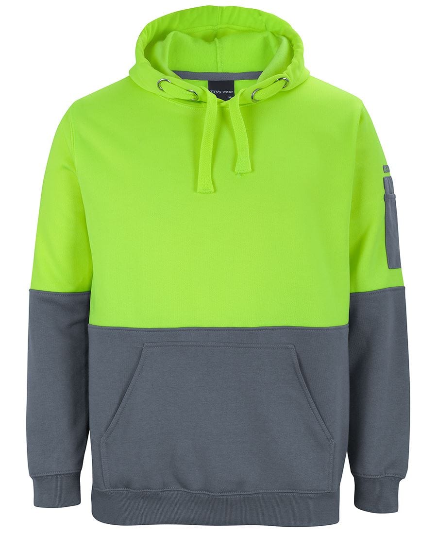 JB's Wear Hoodies Lime/Charcoal / XS JB's Wear Hi Vis Pull Over Hoodie