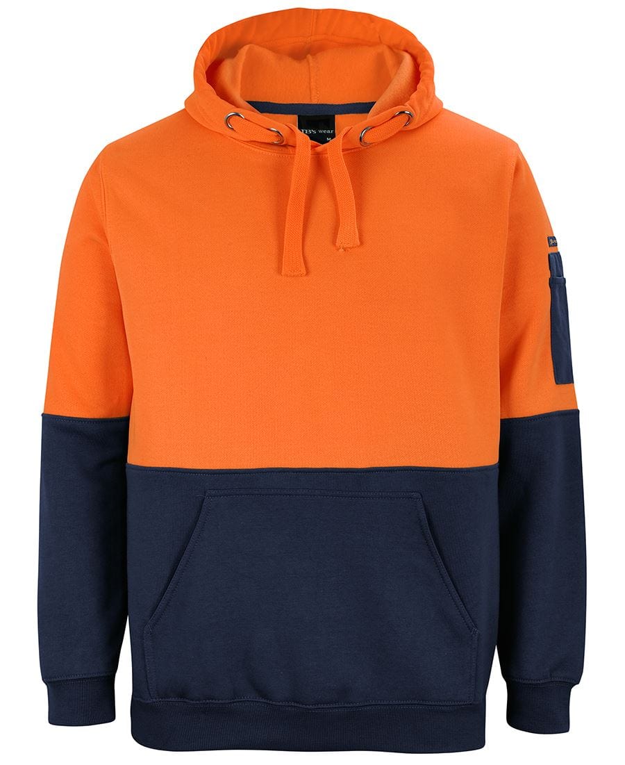 JB's Wear Hoodies Orange/Navy / XS JB's Wear Hi Vis Pull Over Hoodie