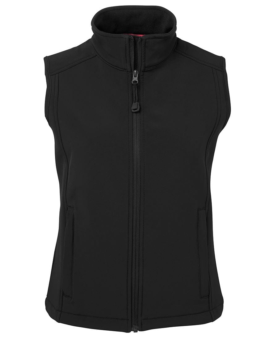 JB's Wear Jackets / Vests Black / 3XS JB’s Wear Ladies Layer Soft Shell Vest