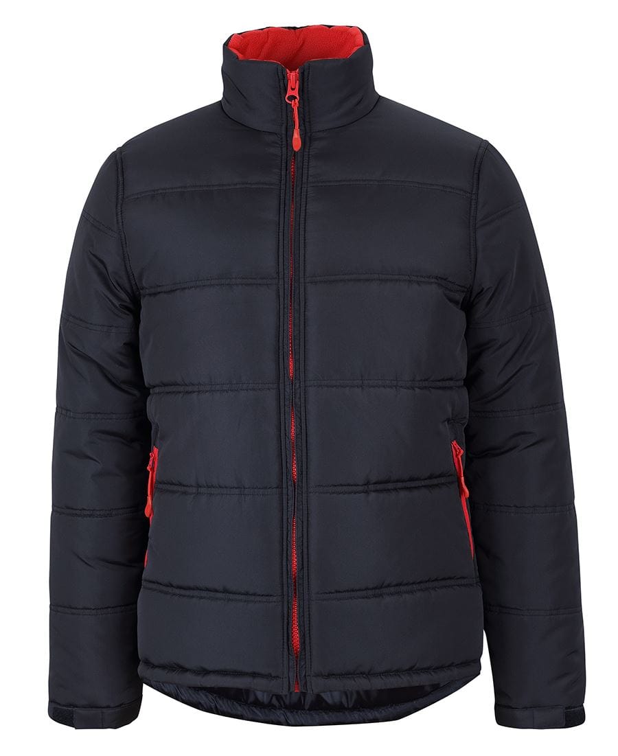 JB's Wear Jackets / Vests Black/Red / 2XS JB’s Wear Puffer Contrast Jacket