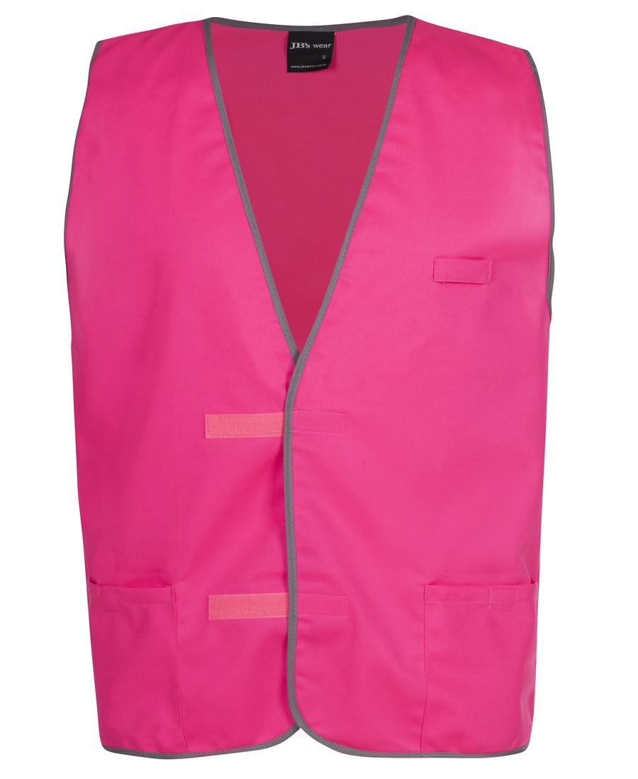 JB's Wear Jackets / Vests Hot Pink / S JB's Wear Coloured Tricot Vest