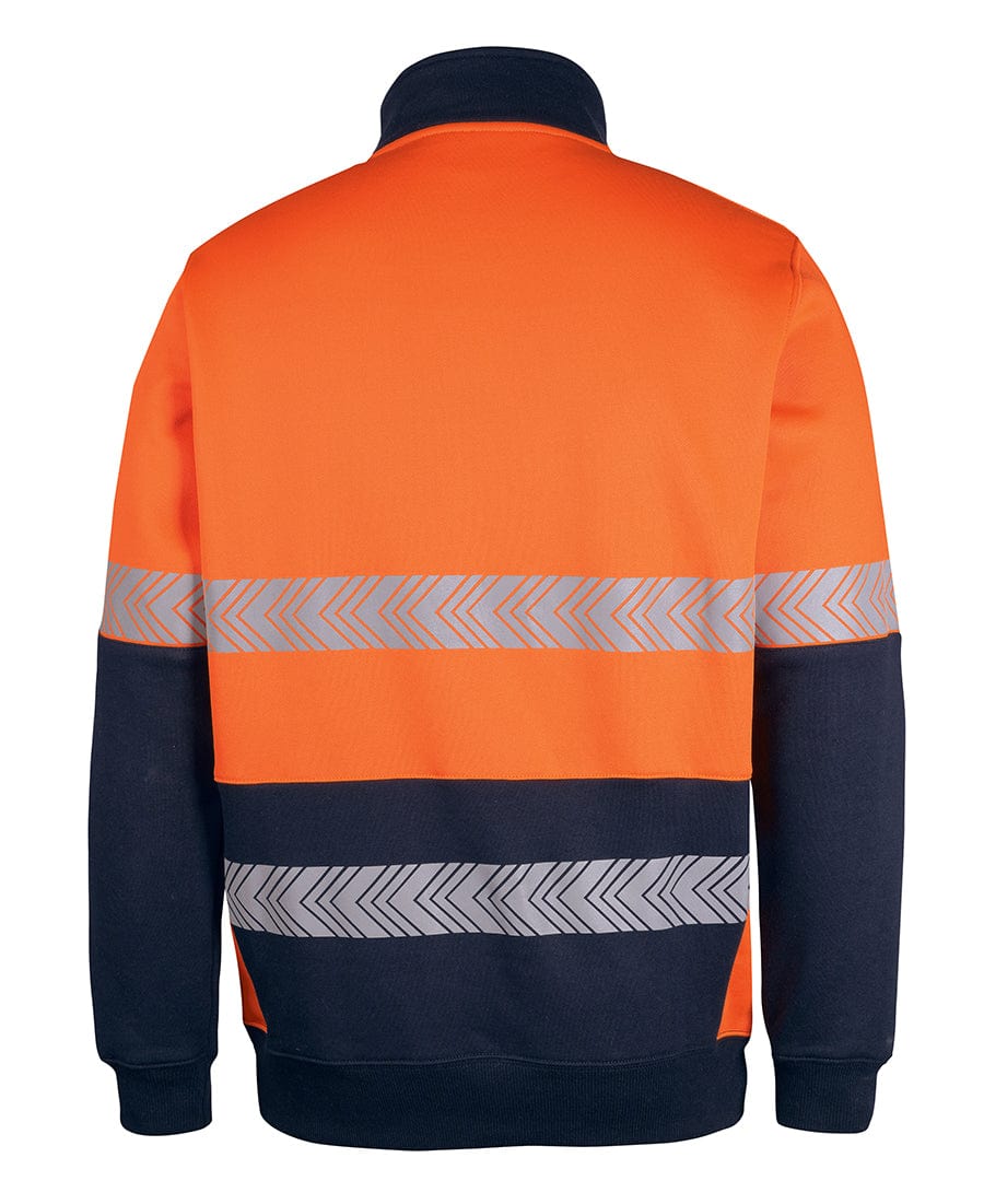 JB's Wear Jackets / Vests JB's Wear Hi Vis 330G 1/2 Zip Segmented Tape Fleece