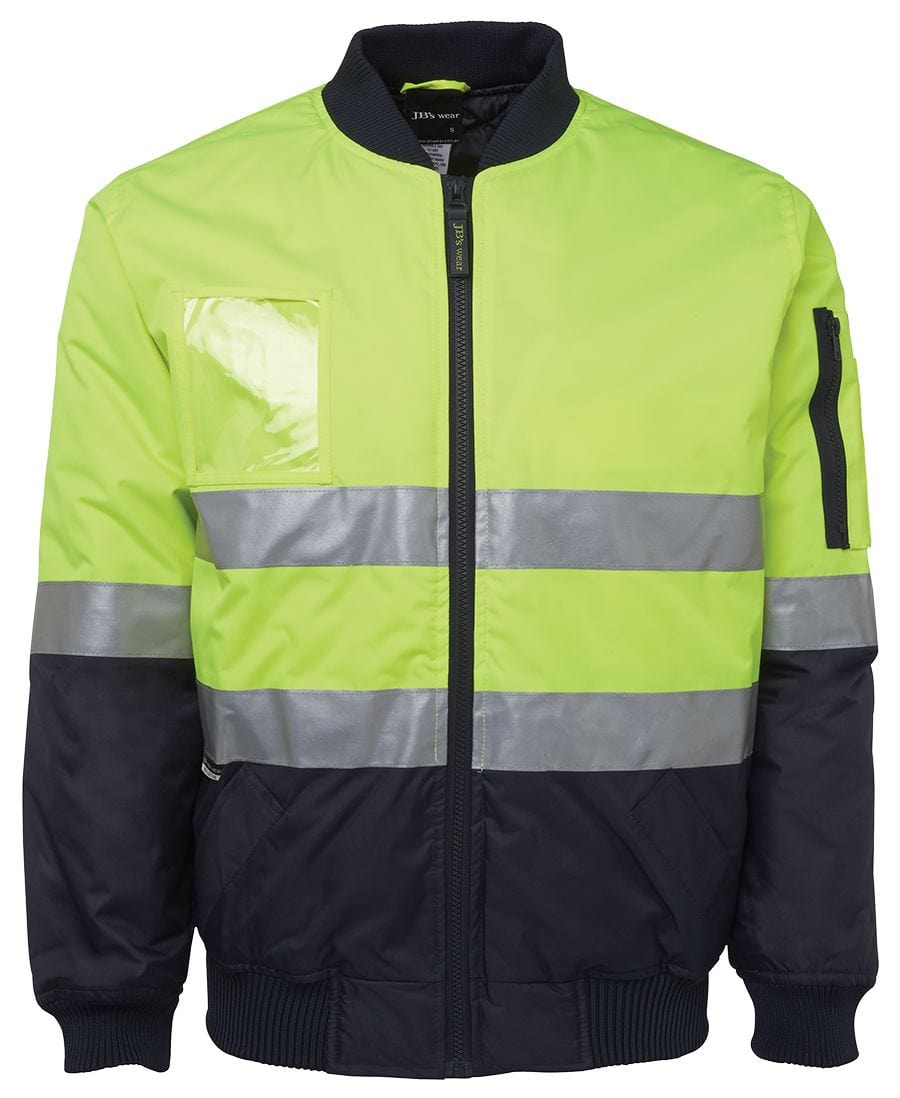 JB's Wear Jackets / Vests Lime/Navy / XS JB's Wear Hi Vis (D+N) Flying Jacket