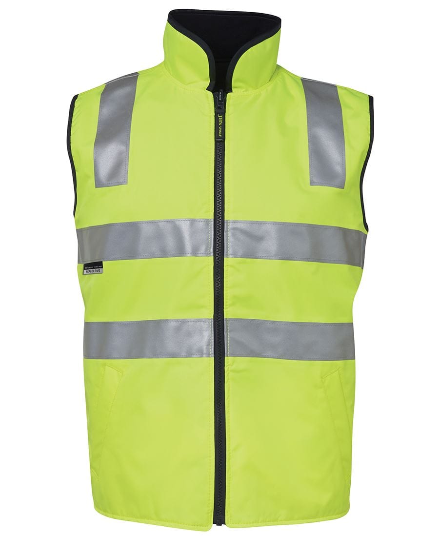 JB's Wear Jackets / Vests Lime/Navy / XS JB's Wear Hi Vis (D+N) Reversible Vest