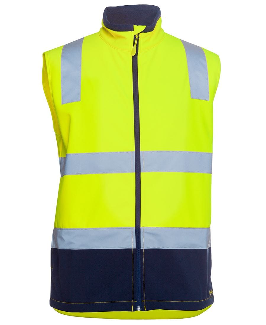 JB's Wear Jackets / Vests Lime/Navy / XS JB's Wear Hi Vis |D+N| Water Resistant Softshell Vest