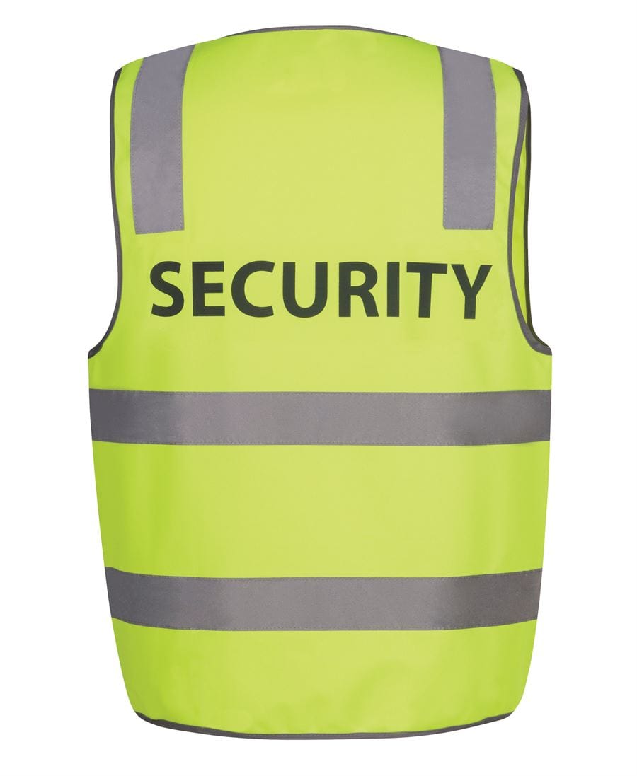 JB's Wear Jackets / Vests Lime (SECURITY) / S JB's Wear Hi Vis D+N Safety Vest Security/Staff/Visitor