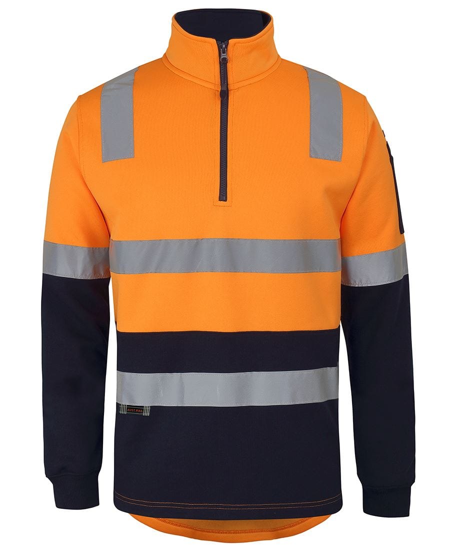 JB's Wear Jackets / Vests Orange / 2XS JB's Wear 1/2 Zip Aust. Rail (D+N) Fleece Sweater