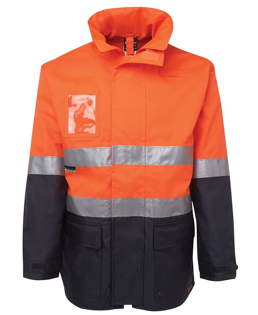 JB's Wear Jackets / Vests Orange/Navy / XS JB's Wear Hi Vis (D+N) Long Line Jacket