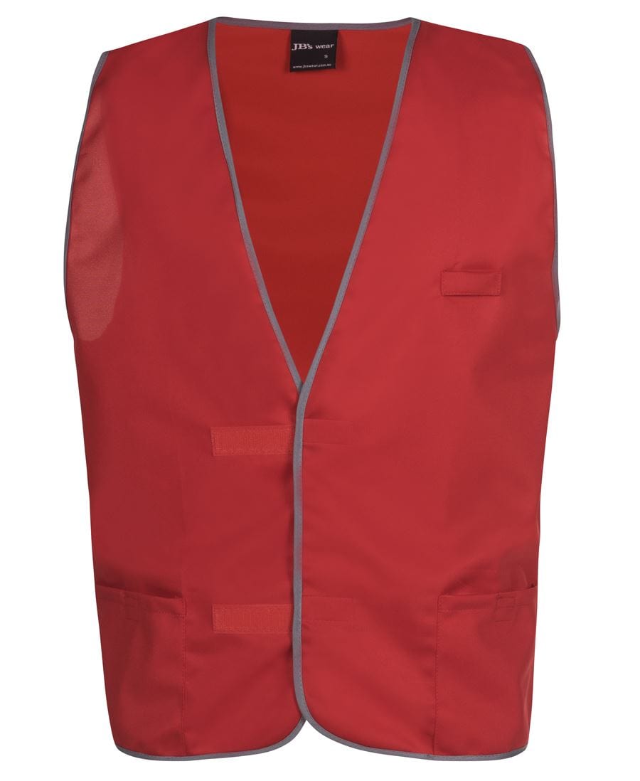 JB's Wear Jackets / Vests Red / S JB's Wear Coloured Tricot Vest