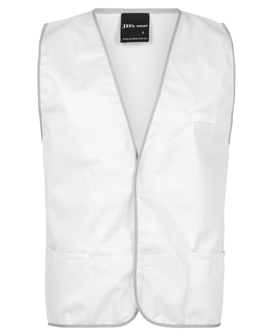 JB's Wear Jackets / Vests White / S JB's Wear Coloured Tricot Vest