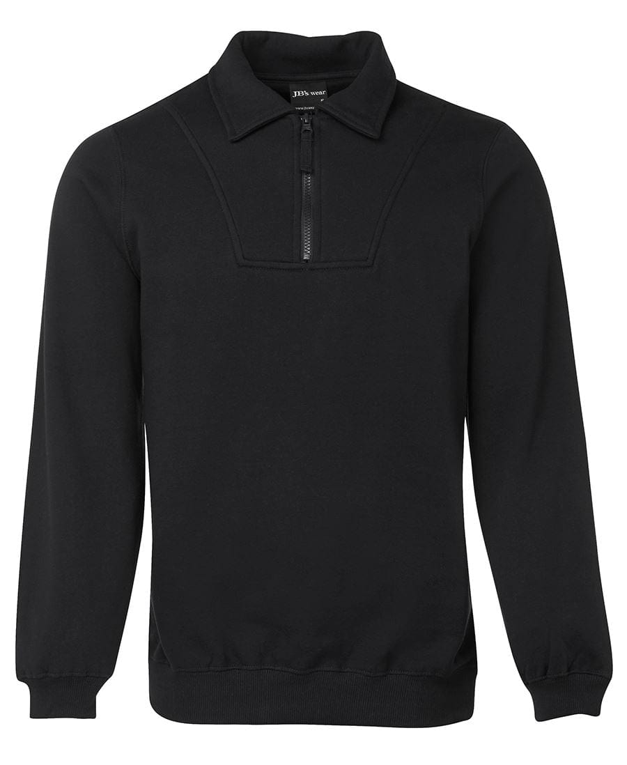 JB's Wear Polars Black / 2XS JB's Wear 1/2 Zip Fleecy Sweat