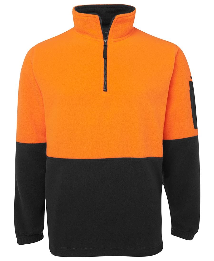 JB's Wear Polars Orange/Black / XS JB's Wear Hi Vis 1/2 Zip Polar Fleece