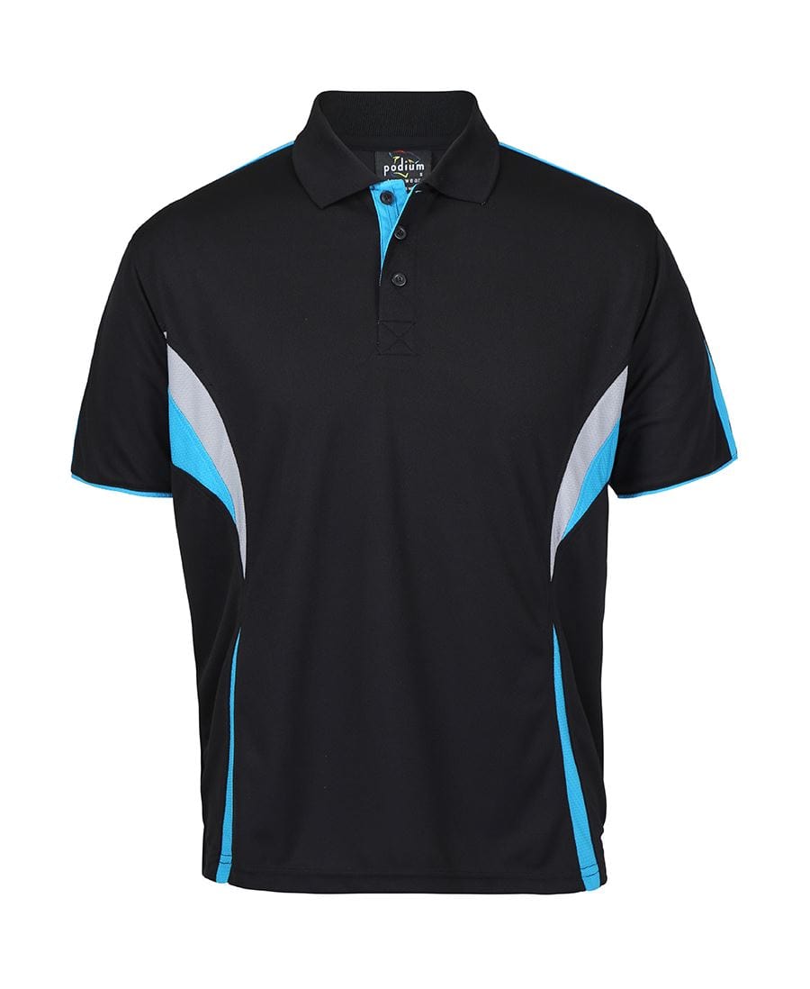 JB's Wear Polos / Shirts Black/Aqua/Grey / 3XS JB’s Wear Cool Polo