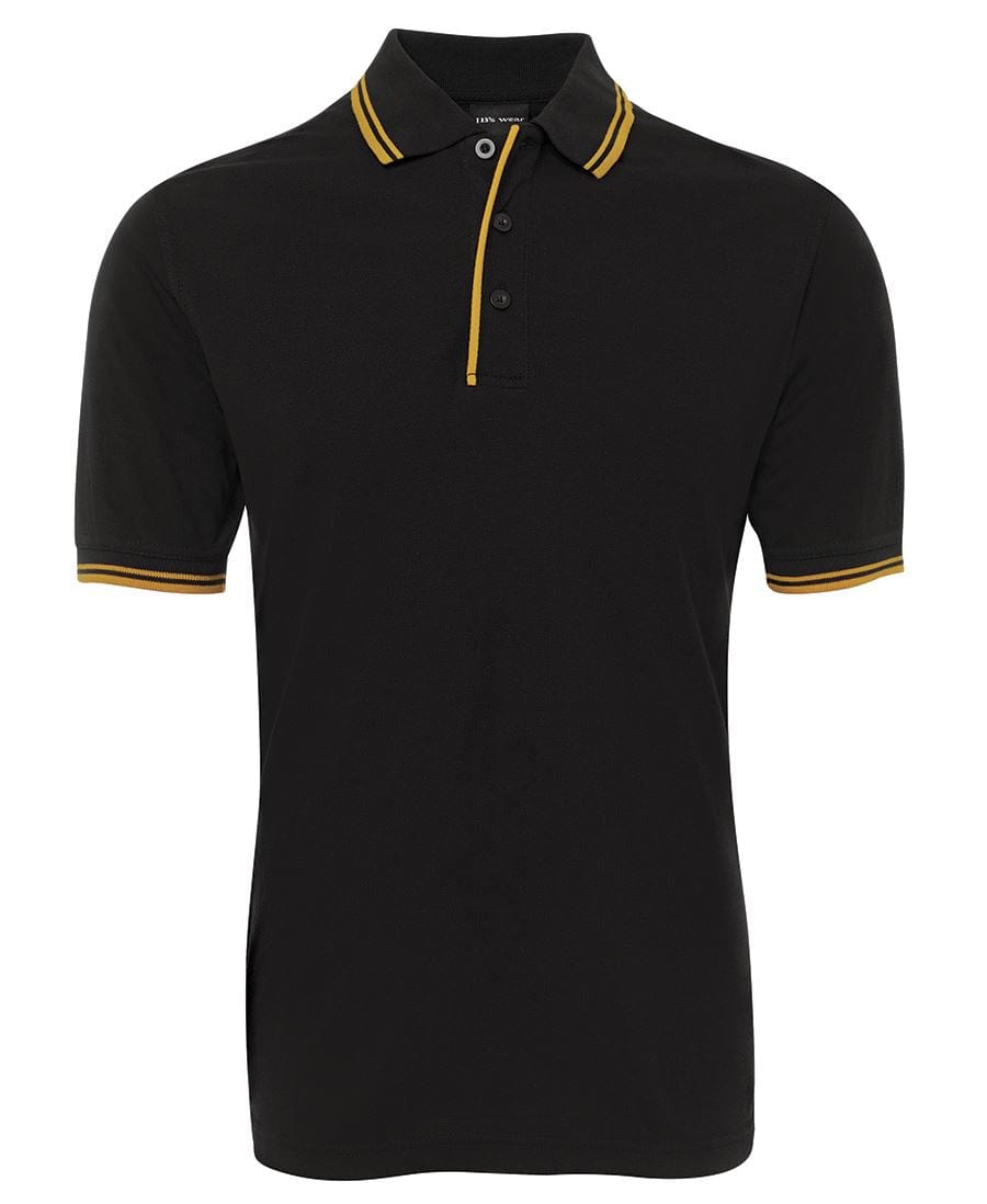 JB's Wear Polos / Shirts Black/Gold / 3XS JB's Wear Contrast Polo