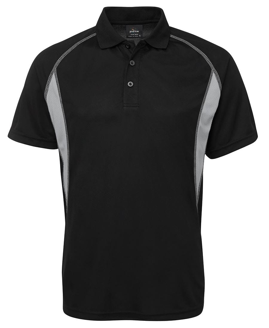 JB's Wear Polos / Shirts Black/Grey / S JB's Wear Insert Polo