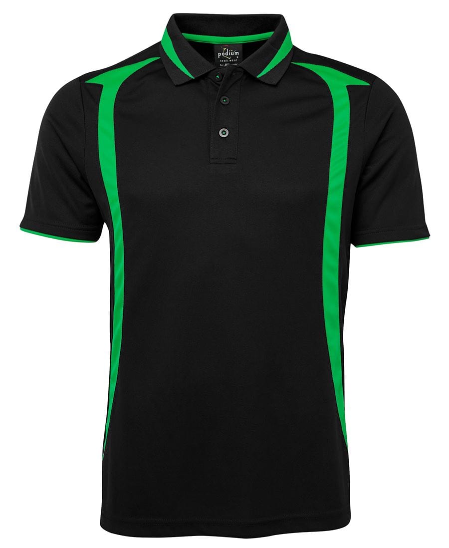 JB's Wear Polos / Shirts Black/Pea Green / S JB's Wear Swirl Polo