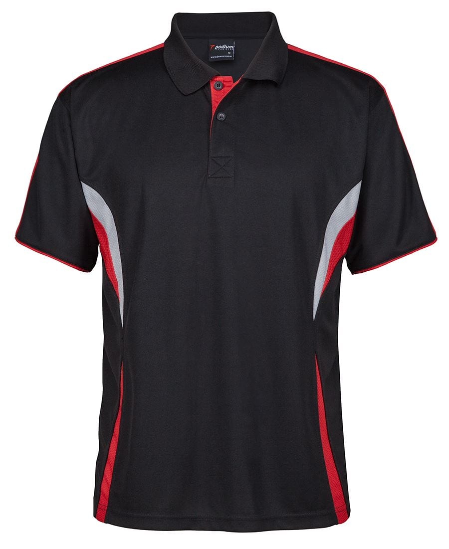 JB's Wear Polos / Shirts Black/Red/Grey / 3XS JB’s Wear Cool Polo