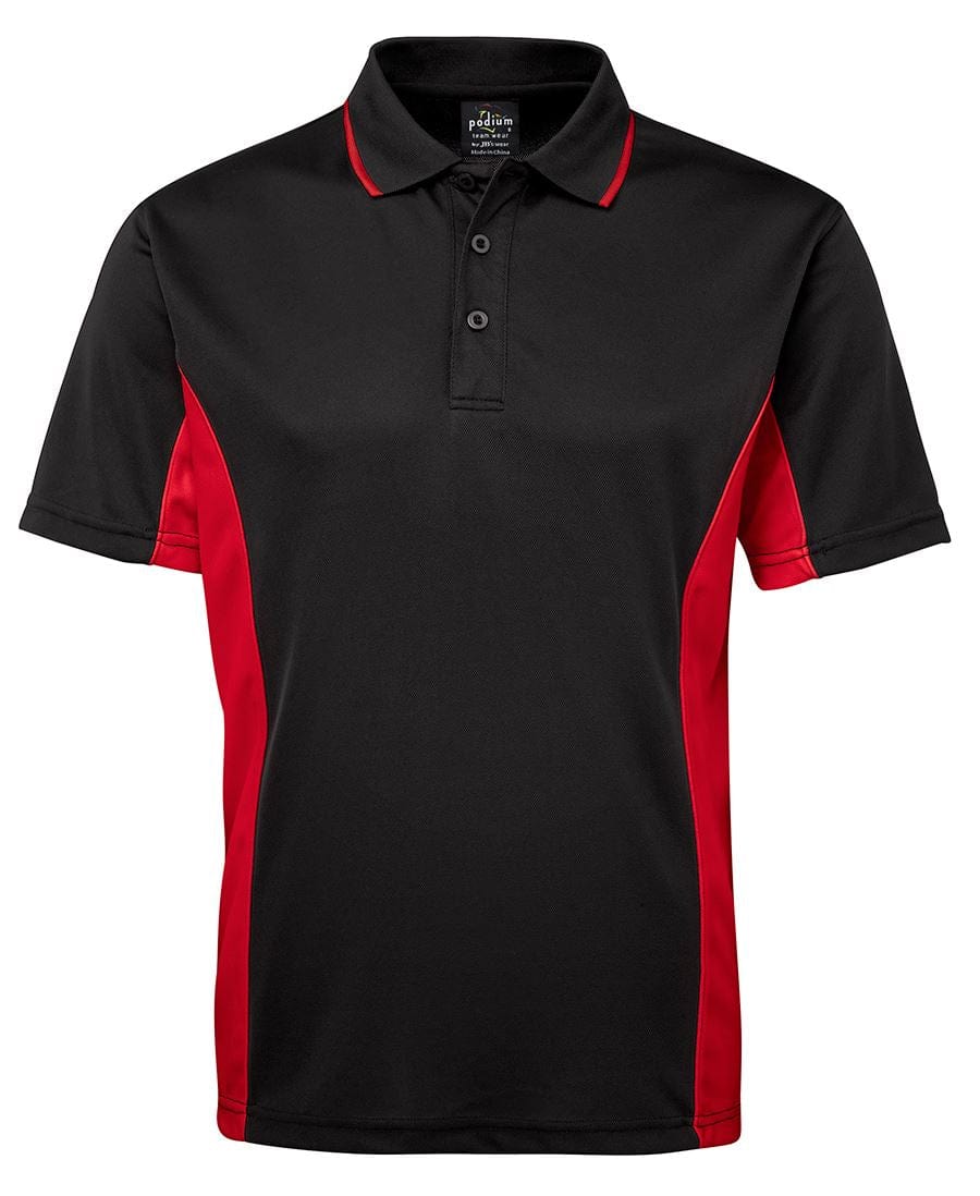 JB's Wear Polos / Shirts Black/Red / S JB's Wear Contrast Polo