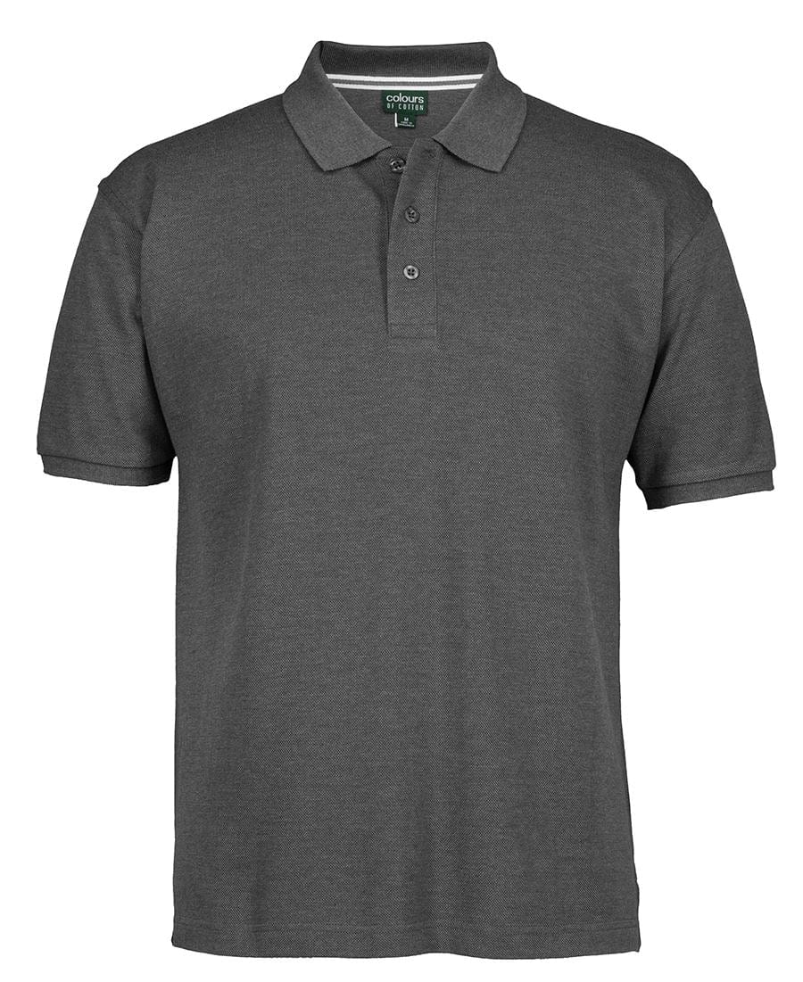 JB's Wear Polos / Shirts Charcoal Marle / 2XS JB's Wear C of C Pique Polo
