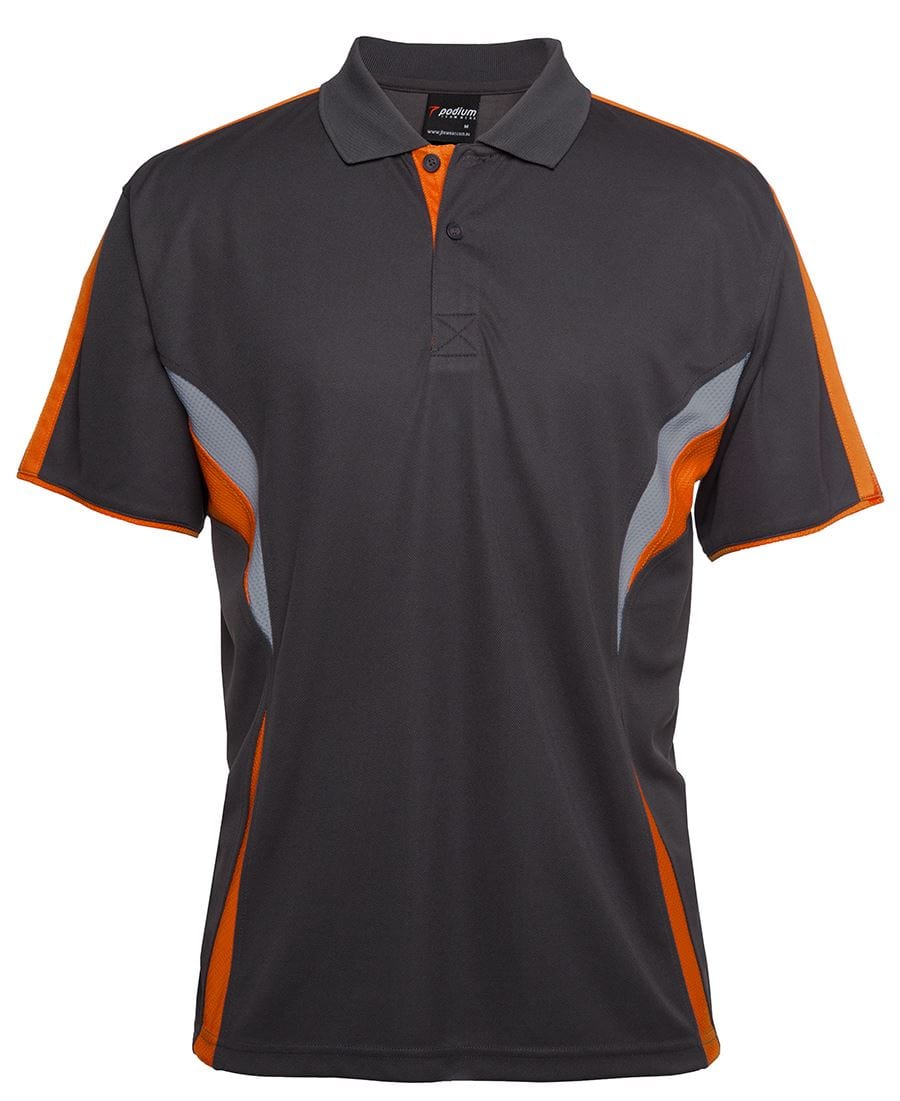 JB's Wear Polos / Shirts Gunmetal/Orange/Grey / 3XS JB’s Wear Cool Polo