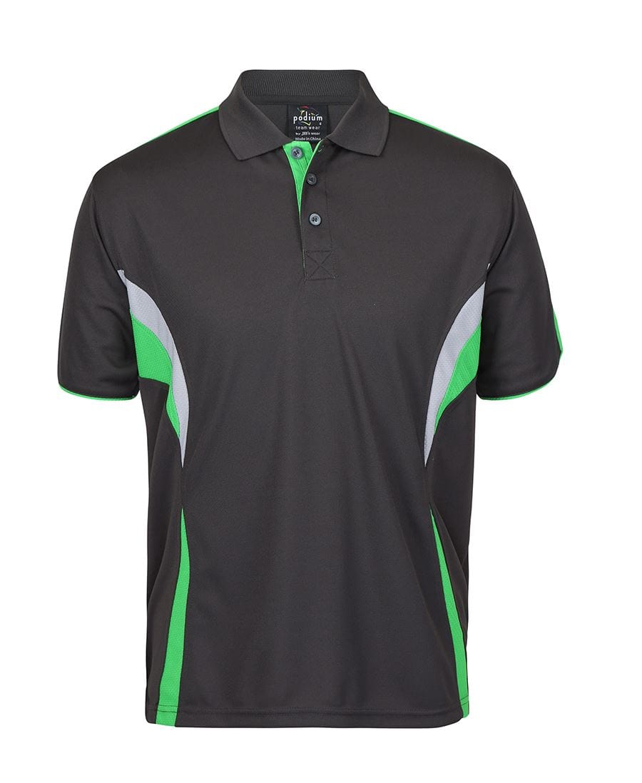 JB's Wear Polos / Shirts Gunmetal/Pea Green/Grey / 3XS JB’s Wear Cool Polo