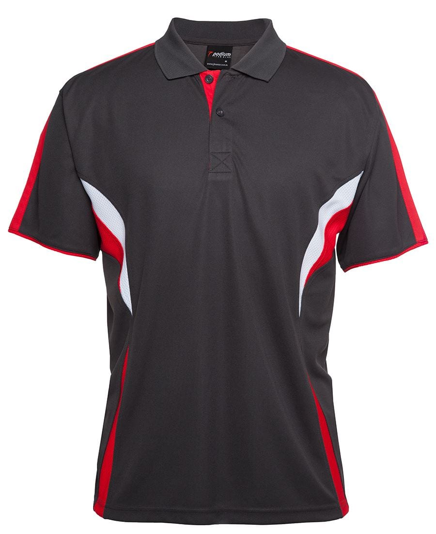JB's Wear Polos / Shirts Gunmetal/Red/White / 3XS JB’s Wear Cool Polo