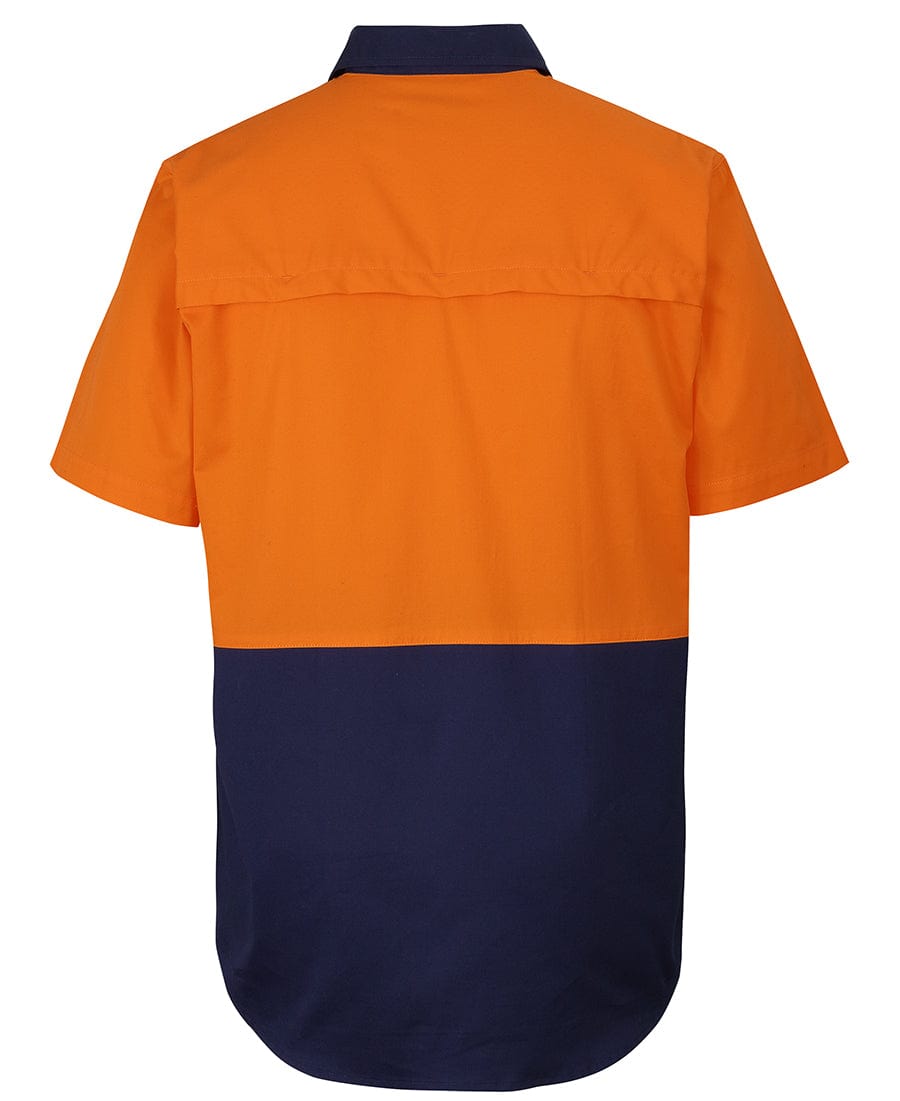 JB's Wear Polos / Shirts JB's Wear Hi Vis Close Front S/S 150G Work Shirt
