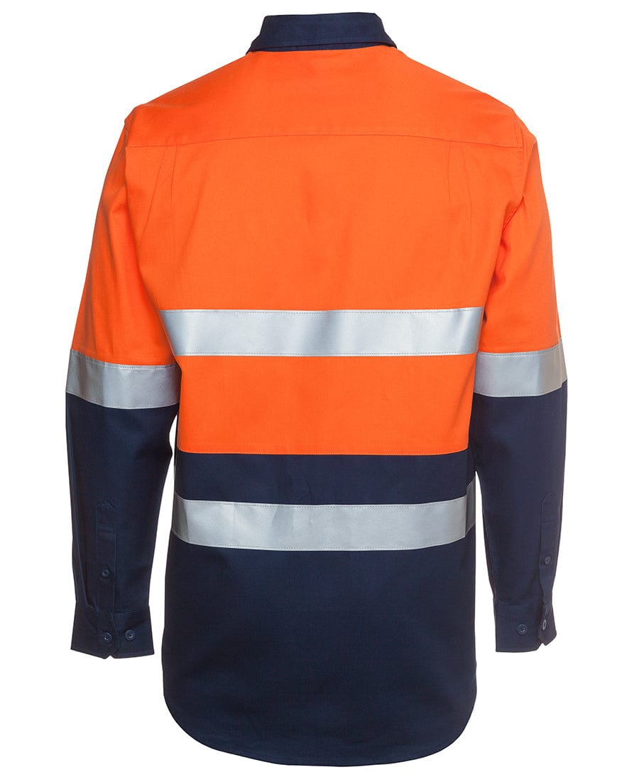 JB's Wear Polos / Shirts JB's Wear Hi Vis (D+N) L/S 190G Shirt