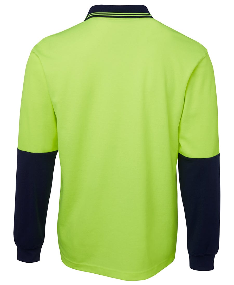 JB's Wear Polos / Shirts JB's Wear Hi Vis L/S Cotton Back Polo