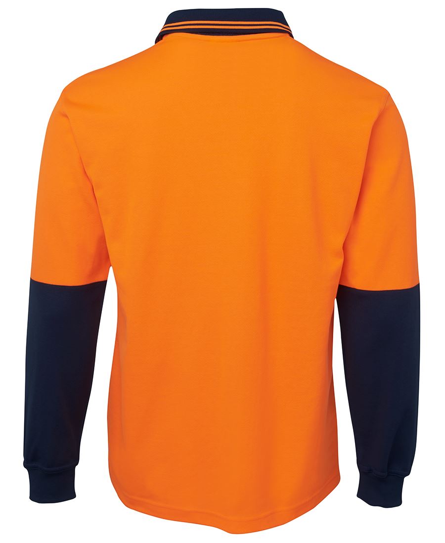 JB's Wear Polos / Shirts JB's Wear Hi Vis L/S Cotton Back Polo