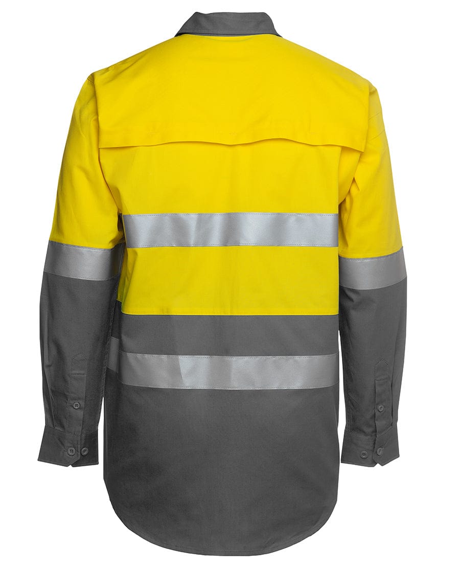 JB's Wear Polos / Shirts JB's Wear Hi Vis L/S (D+N) 150G Work Shirt