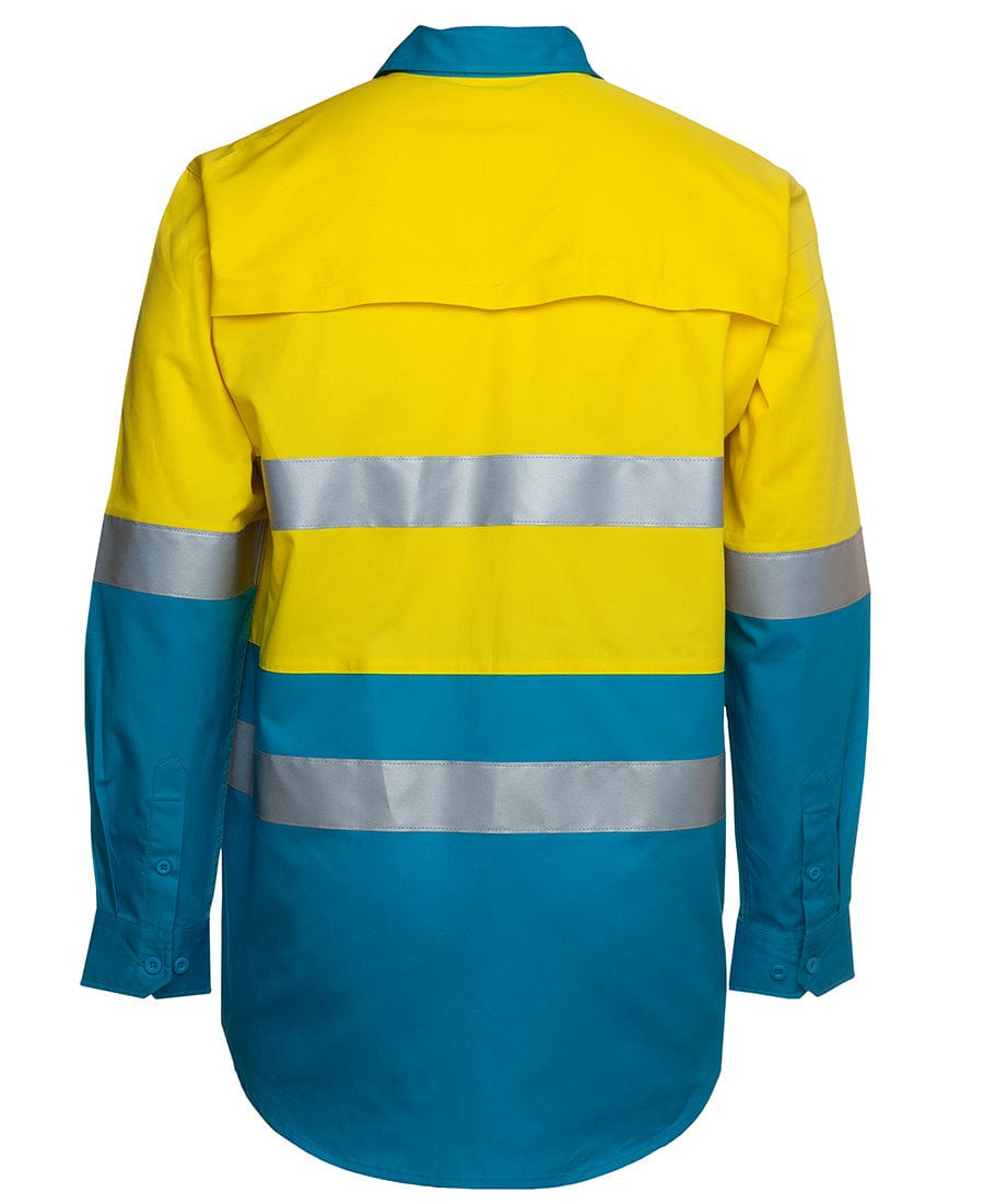 JB's Wear Polos / Shirts JB's Wear Hi Vis L/S (D+N) 150G Work Shirt
