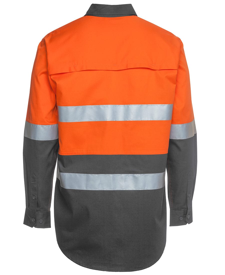 JB's Wear Polos / Shirts JB's Wear Hi Vis L/S (D+N) 150G Work Shirt