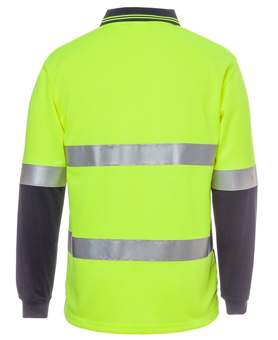 JB's Wear Polos / Shirts JB's Wear Hi Vis L/S (D+N) Traditional Polo