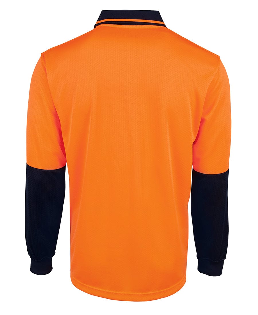 JB's Wear Polos / Shirts JB's Wear Hi Vis L/S Jacquard Polo