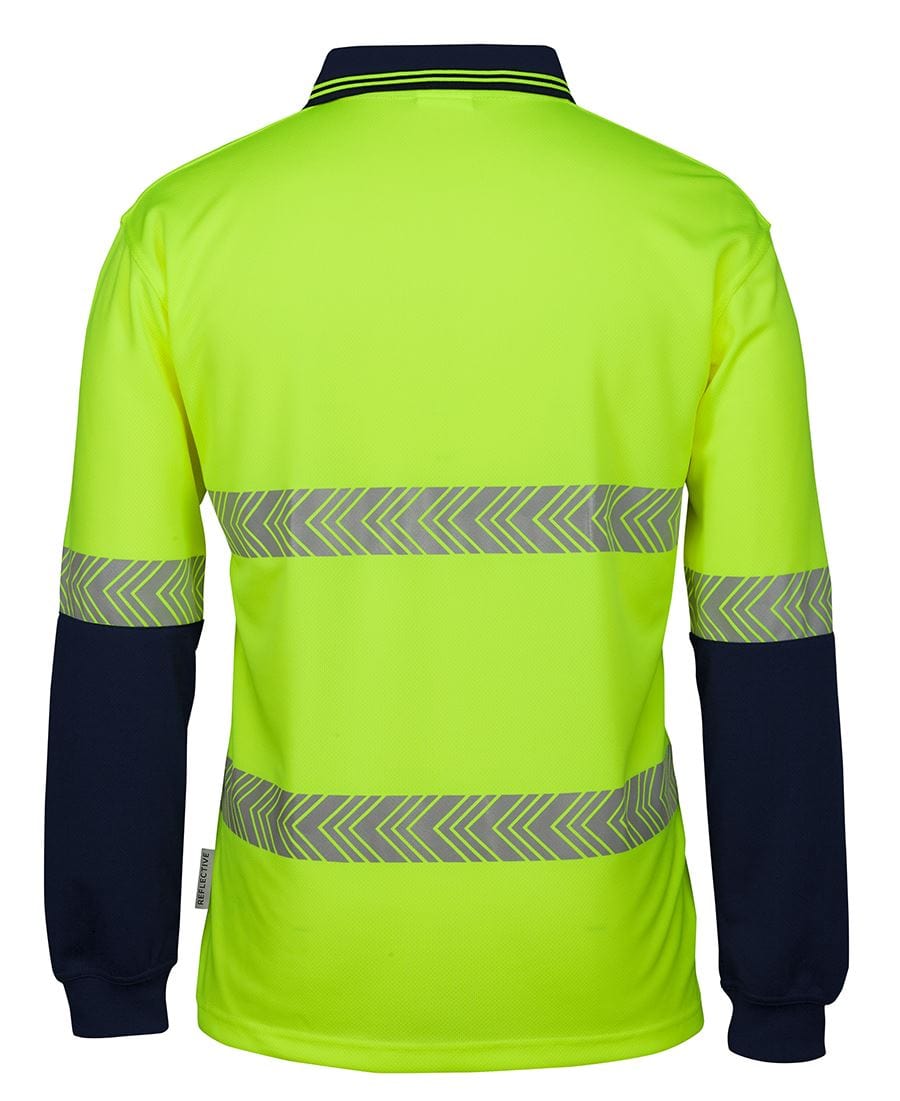JB's Wear Polos / Shirts JB's Wear Hi Vis L/S Segmented Tape Polo