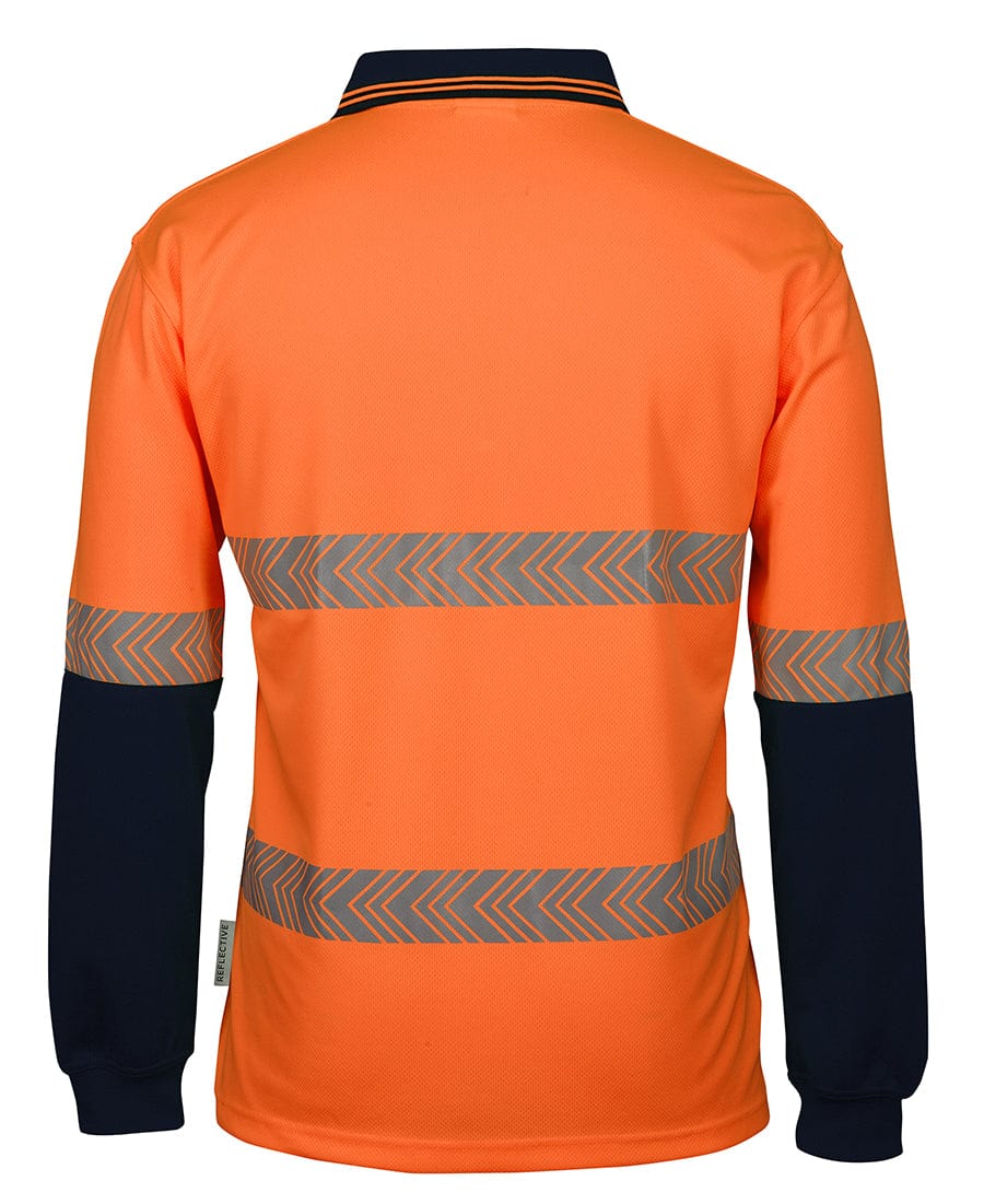 JB's Wear Polos / Shirts JB's Wear Hi Vis L/S Segmented Tape Polo