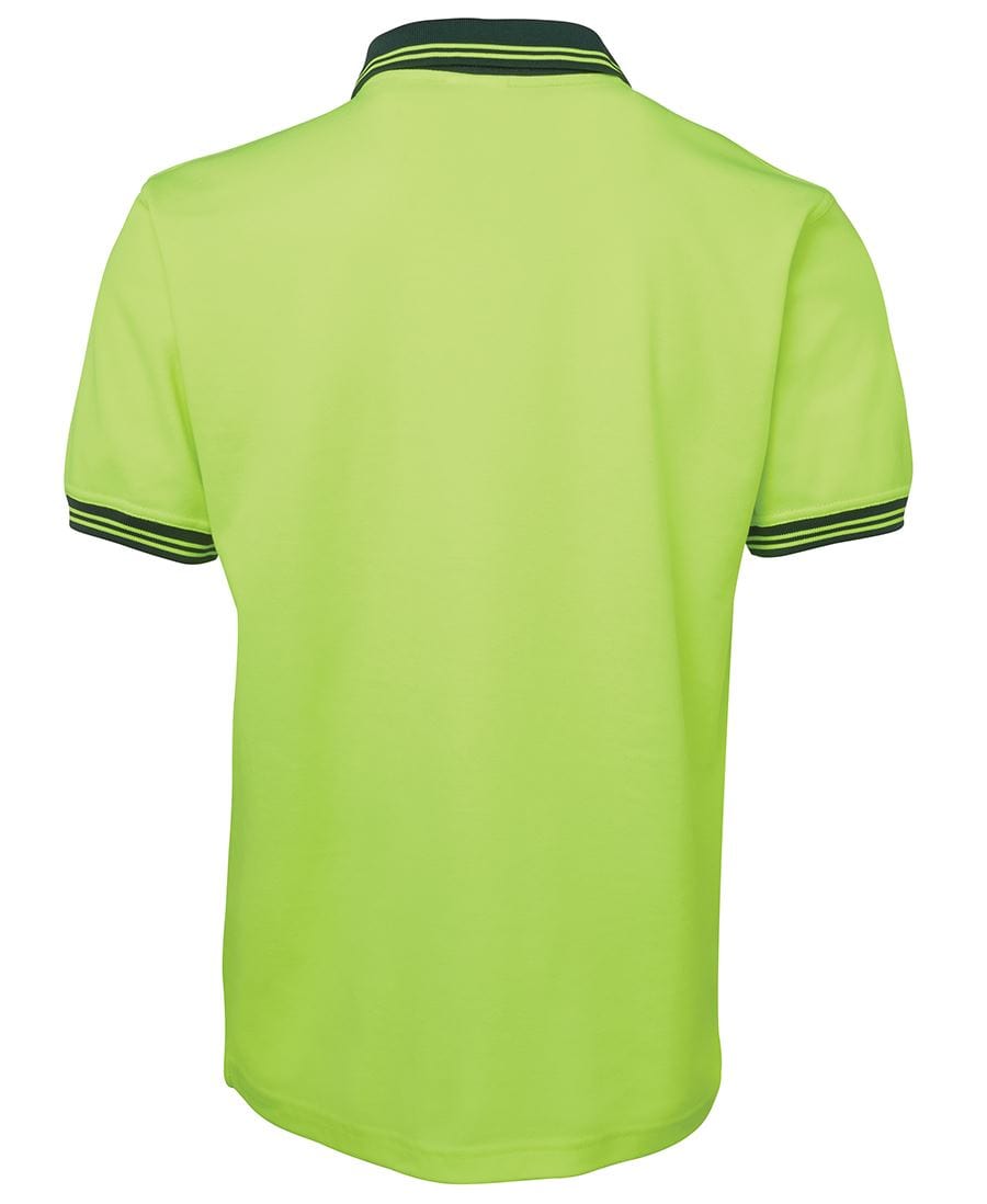 JB's Wear Polos / Shirts JB's Wear Hi Vis S/S Cotton Back Polo